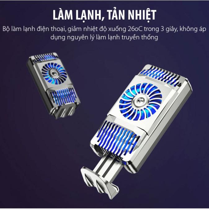 Quạt Tản Nhiệt Làm Lạnh Điện Thoại (Silver) | Home and Garden