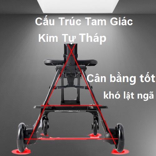 Xe đẩy Gấp gọn cho bé đi du lịch siêu gọn nhẹ 520