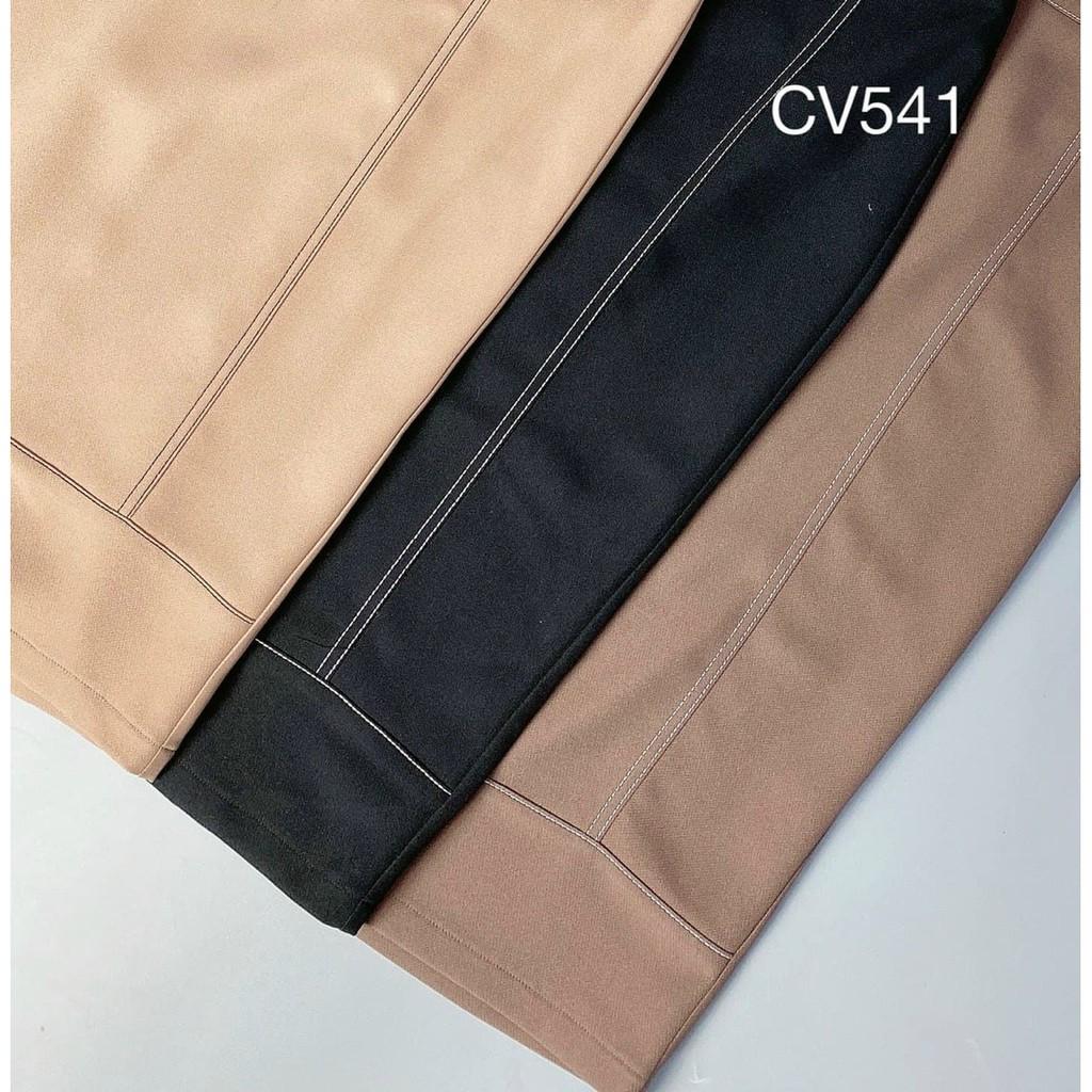 Chân váy công sở - chỉ may nổi