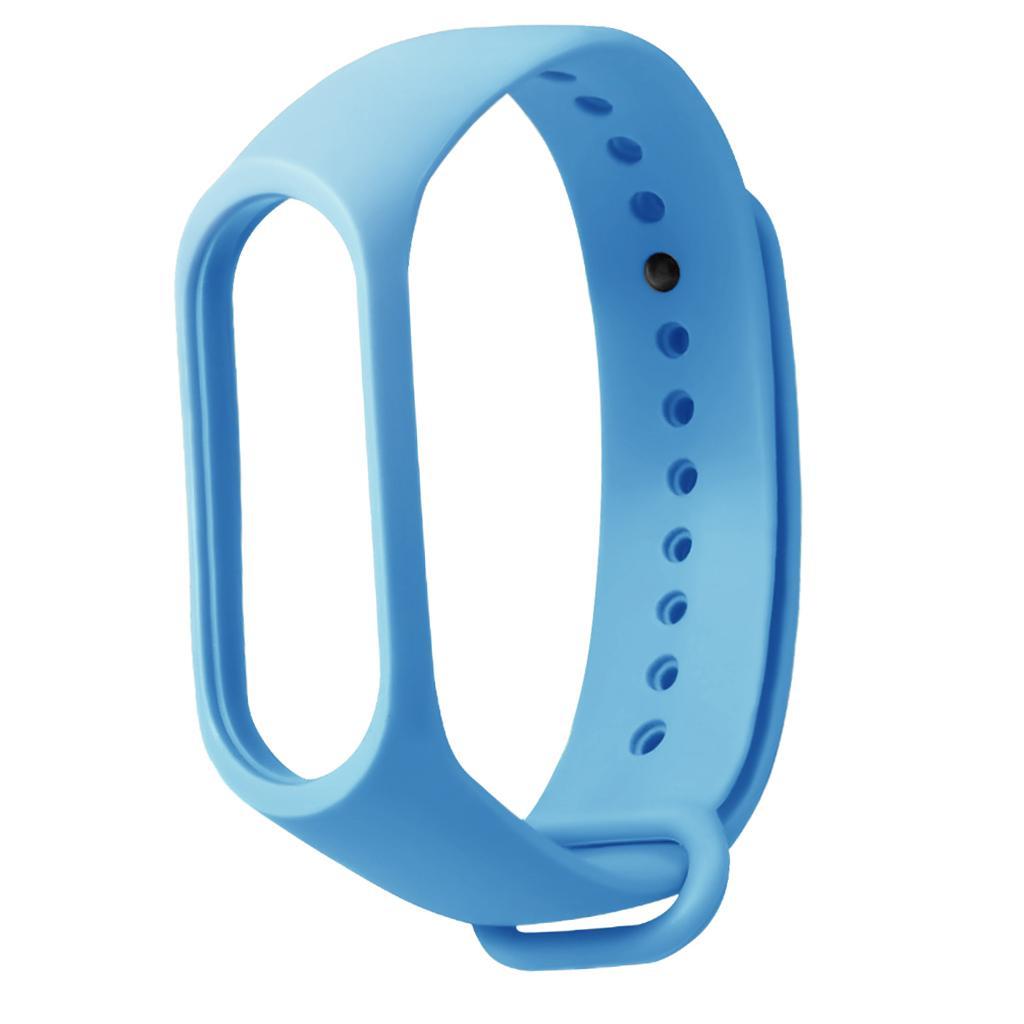 Breathable Silicone Sport Watch Band Adjustable, Replacement Accessories for Mi 3 Band Replacement