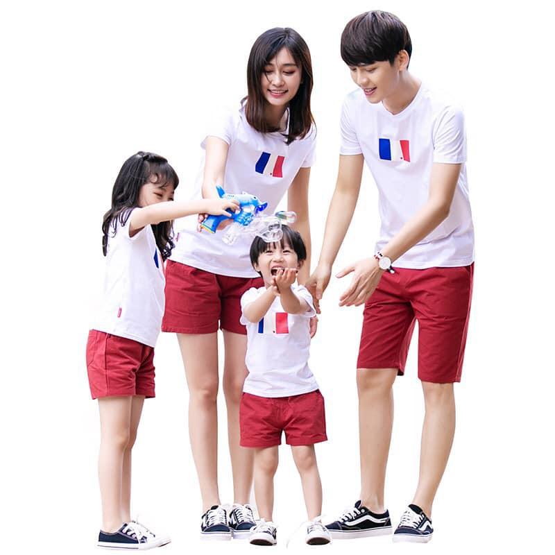 ÁO THUN NHÓM, TEAM, LỚP, GIA ĐÌNH - 3 sọc