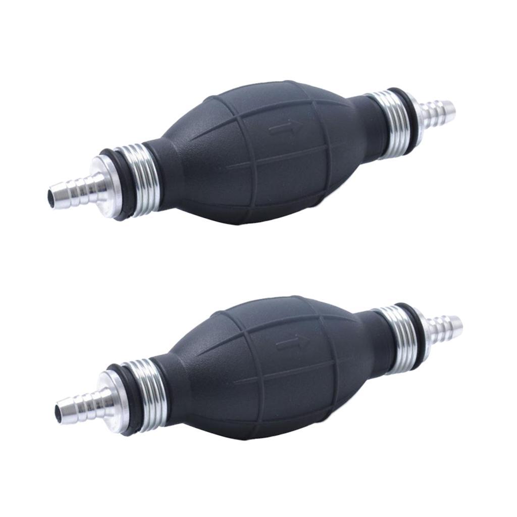 8mm Gas Petrol Fuel Pump Hand Bulb for Marine Outboard x2pcs
