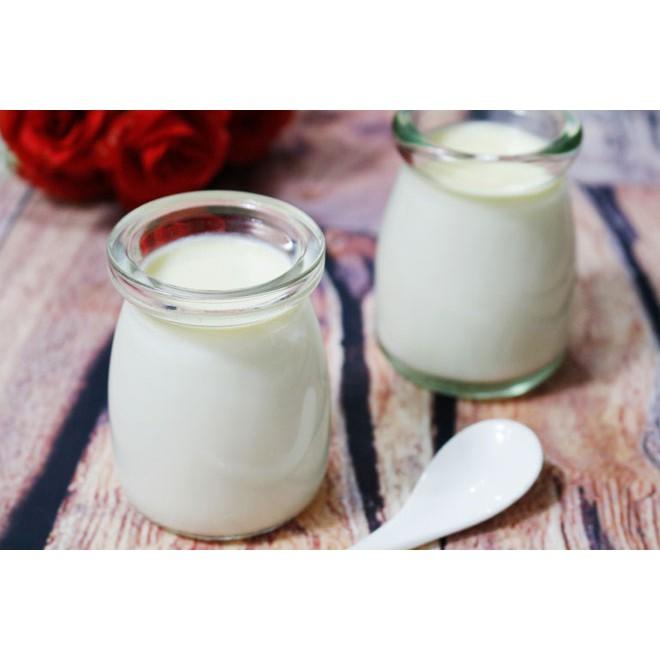 Lọ thủy tinh đựng sữa chua có nắp đậy an toàn