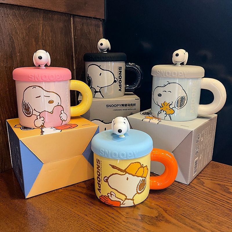 Ly Sứ Gấu SNOOPY Dễ Thương Thể Tích 360ml
