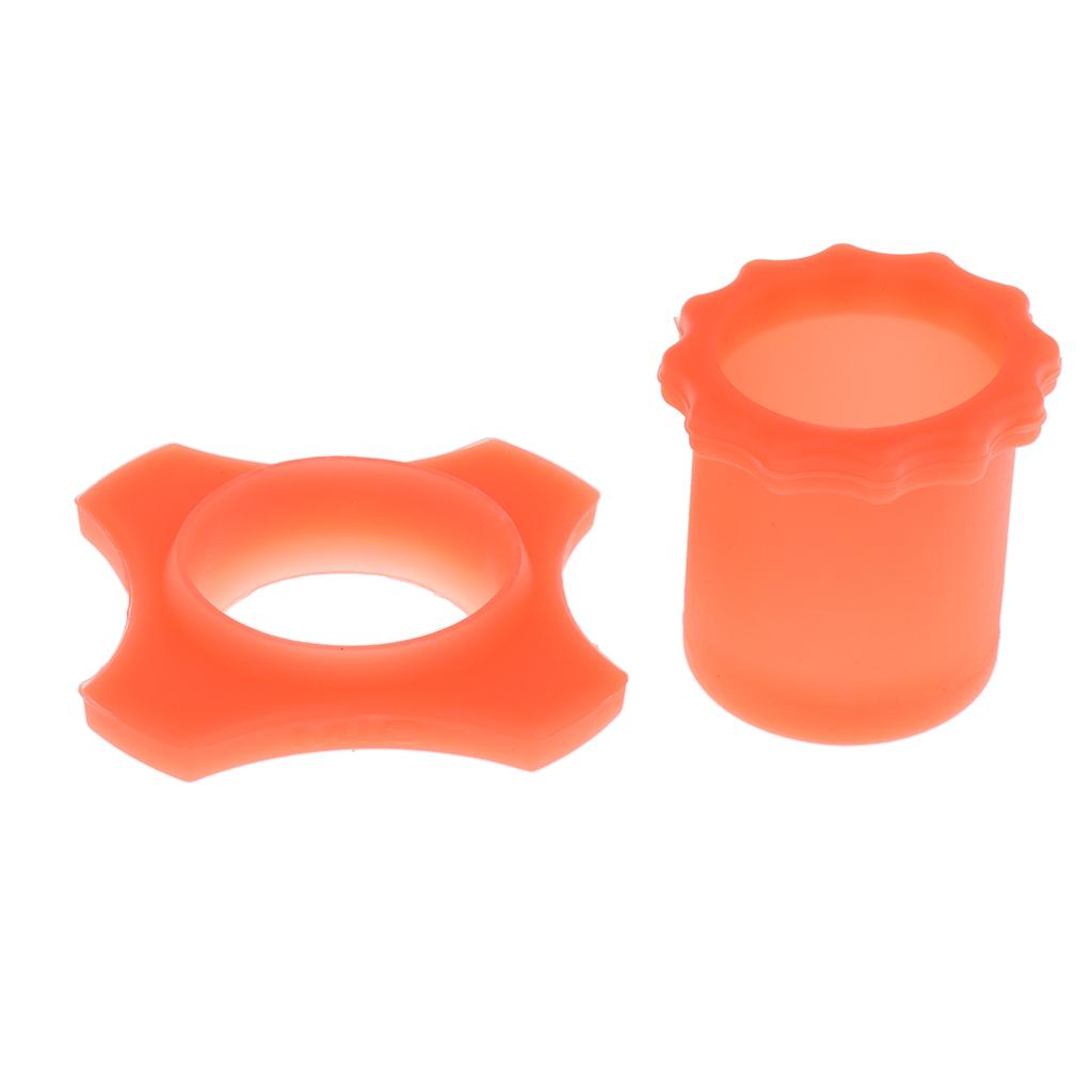 2 Set Wireless Microphone Holder Mic Anti-rolling Protection Rings + Bottoms for KTV Performance