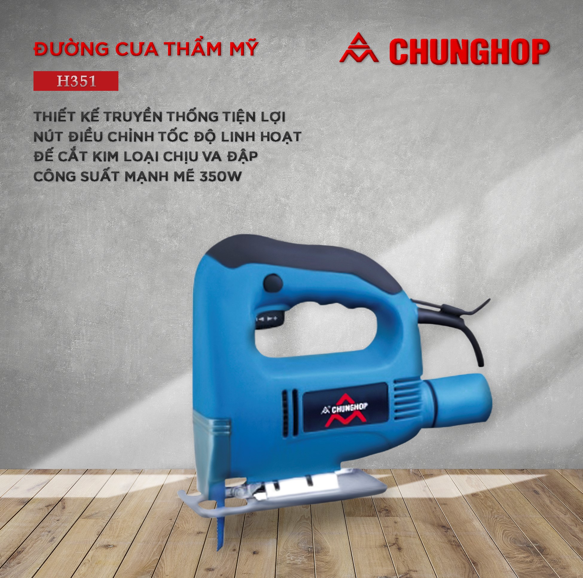 Máy cưa xọc Chunghop H505_Chính Hãng