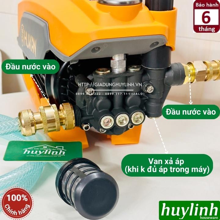 Máy xịt rửa xe chỉnh áp Hukan CWM3000 - Công suất 3000W - Áp lực 160 bar- Motor lõi đồng - Tặng khớp nối nhanh đầu ra