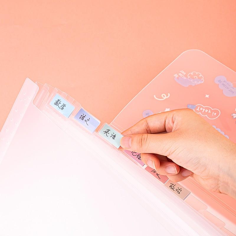 Cặp tài liệu mở rộng 13 ngăn Deli - cặp học sinh - trong suốt - file đựng tài liệu - 1 chiếc - 72563