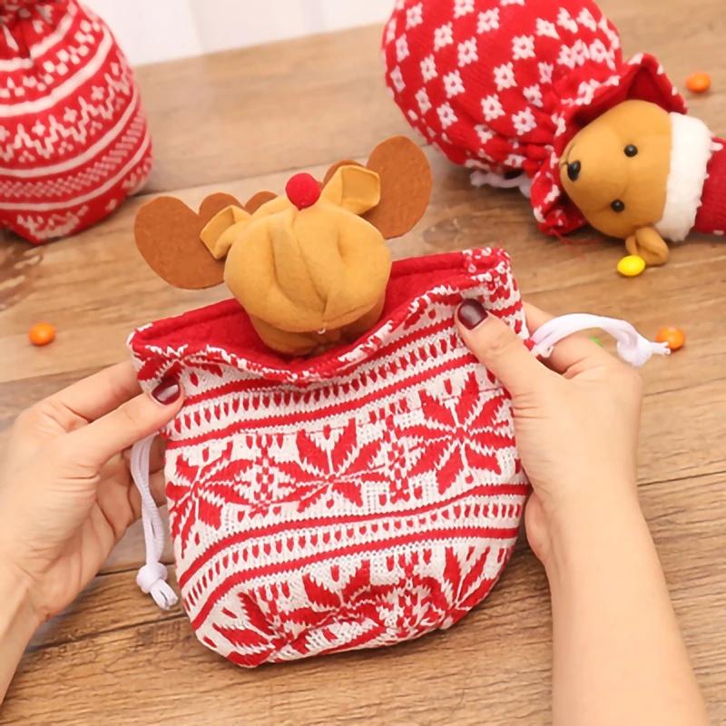 Túi đựng kẹo hình giáng sinh dễ thương kích thước 24x16cm