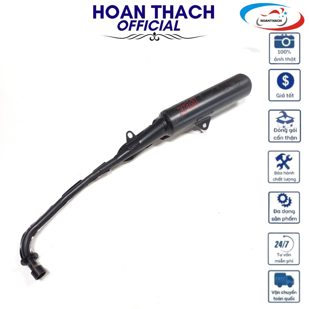 Ống Pô Cho Xe Máy Sirius Mẫu Mới Jupiter (Hộp) HOANTHACH SP001330