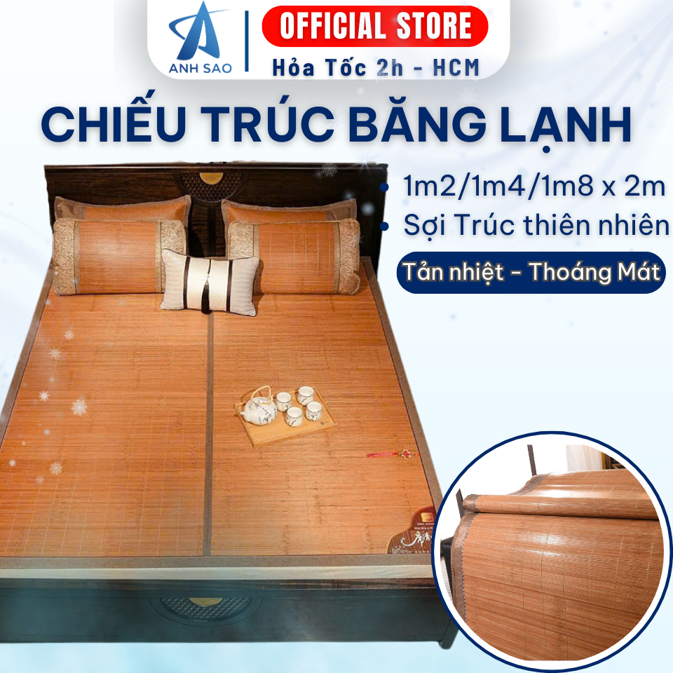 Chiếu Điều Hòa Trúc Mùa Hè Gấp Gọn Dùng Gia Đình Chiếu Mây Ký Túc Xá Sinh Viên Chiếu Cói Chiếu Lụa Lạnh Hai Mặt