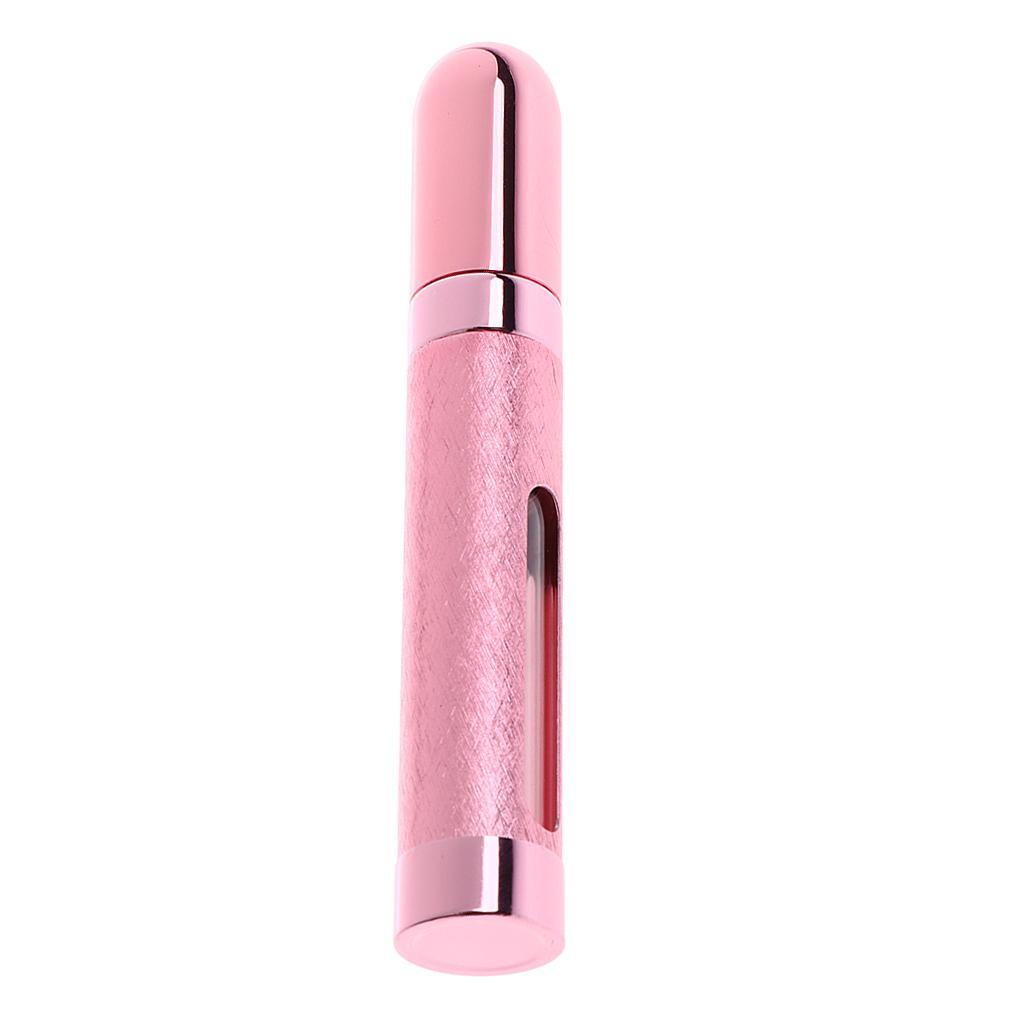 Travel 8ml Fine Mist Sprayer Bottle Makeup Atomizer Fragrance Aftershave Perfume Aluminum Essential Oil Container Vial