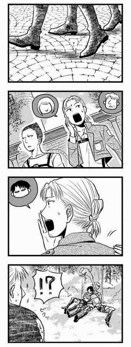 đại chiến titan - những sưu tầm về doujinshi chapter 58 1