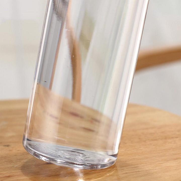 Bình đựng nước thủy tinh trơn loại 500ml bảo vệ môi trường