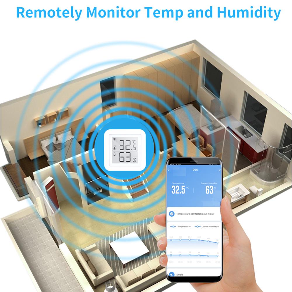 Cảm biến thông minh wifi thông bao nhiệt độ và độ ẩm cho bạn