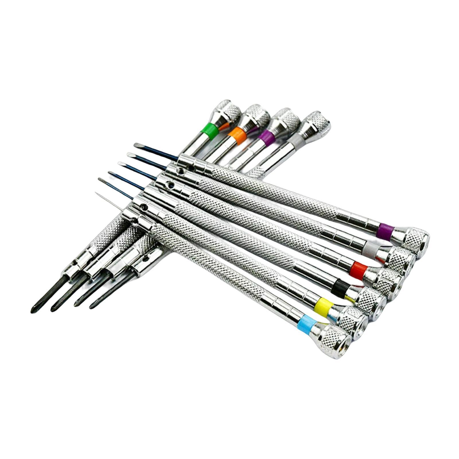 Clock Watch Repair Tools Precision Screwdriver Set Steel Removal for Jewelry