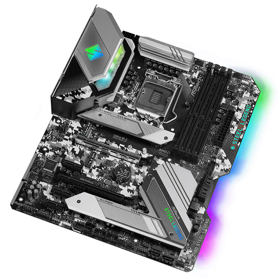 Bo Mạch Chủ Mainboard ASRock Z490 Steel Legend - Hàng Chính Hãng