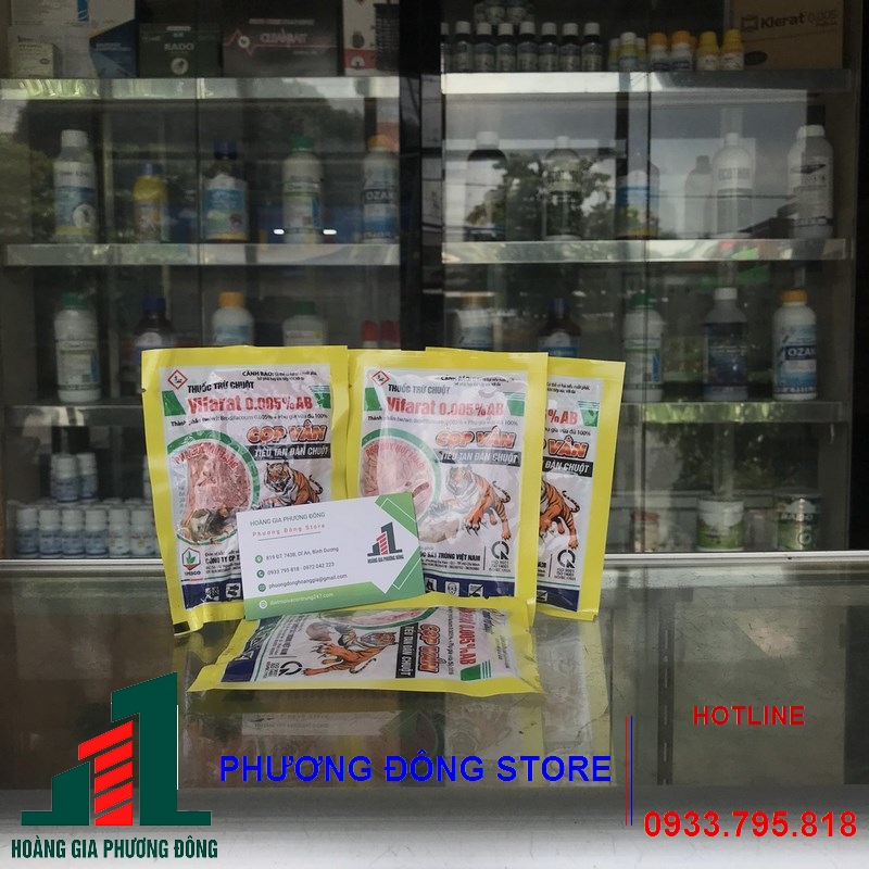Thuốc diệt chuột dạng lúa Vifarat 0.005%AB _ 100G