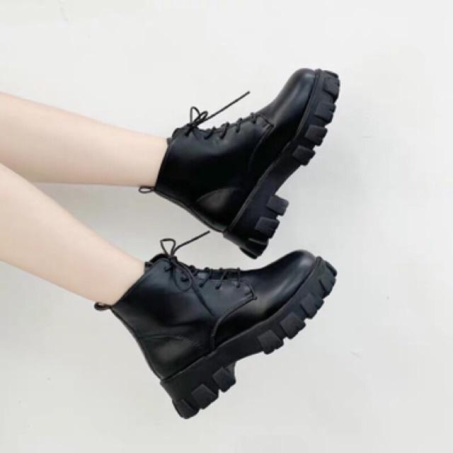 Boots ulzzang cổ lửng thời trang nữ mới