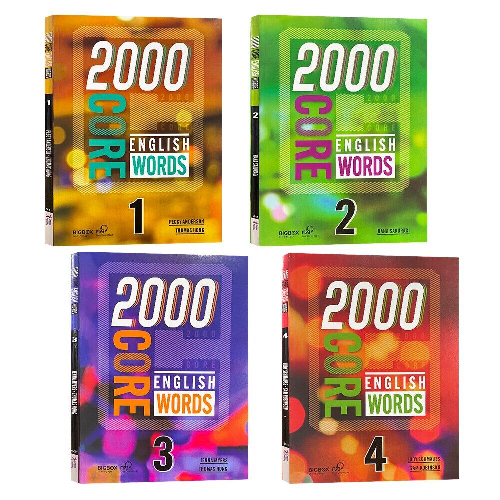 Sách học tiếng Anh 2000 Core English Words Student Book Free audio mp3 - Sách chuẩn nhập khẩu trực tiếp từ NXB Compass