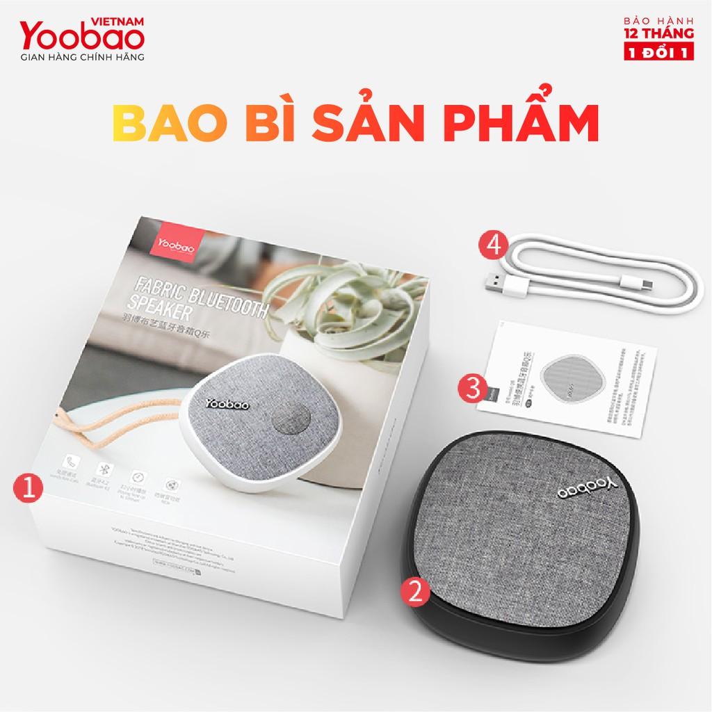 Loa Bluetooth mini Yoobao M1 - Dung lượng 2000mAh - Công suất 3W - Hàng nhập khẩu