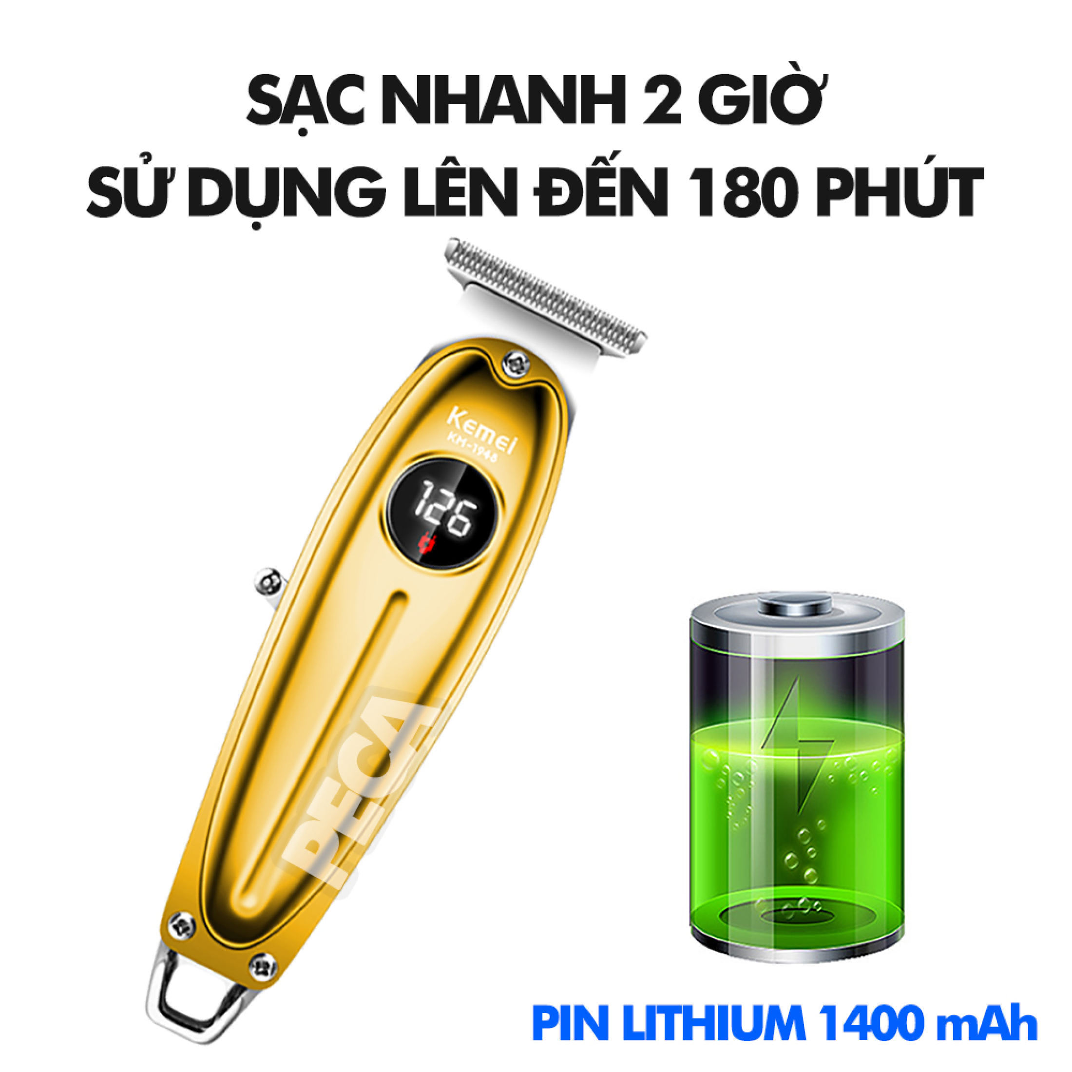 Tông đơ chấn viền cao cấp Kemei KM-1948