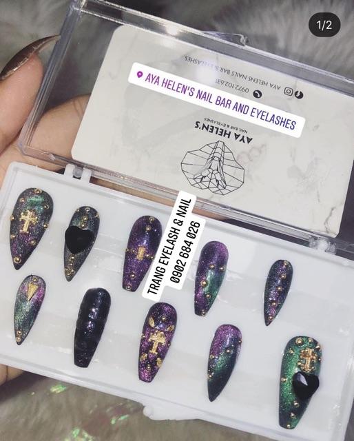 Combo 10 hộp đựng móng up