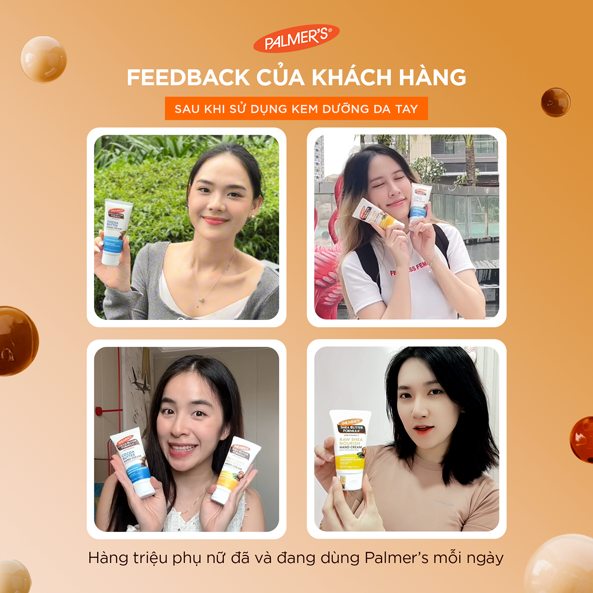 Kem dưỡng tay mềm mịn cho da khô Bơ Cacao Palmer's