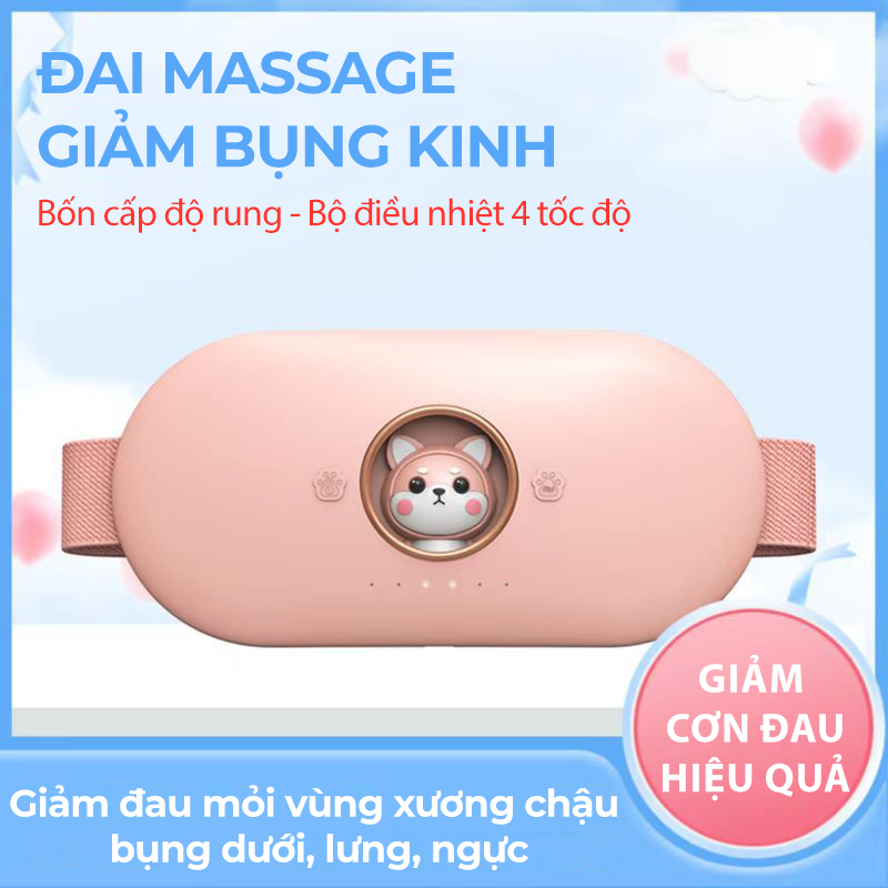 Má́y massage làm ấm bụng giảm đau,nhỏ gọn-  D1413