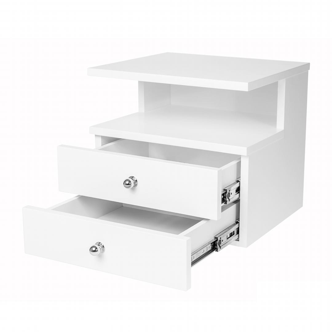 Tủ gỗ đầu giường hiện đại SMLIFE Natasha | Gỗ MDF dày 17mm chống ẩm | D40xR35xC40cm