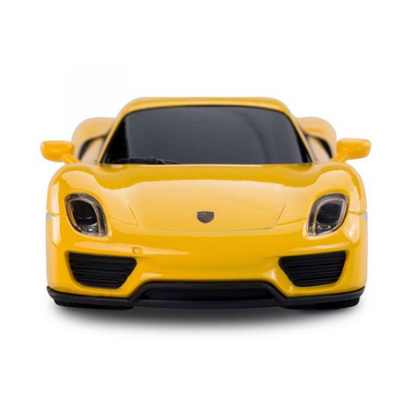 Đồ chơi xe mô hình điều khiển-R/C 1:24 PORSCHE 918 Spyder-Vàng RASTAR SKU R71400N/YEL