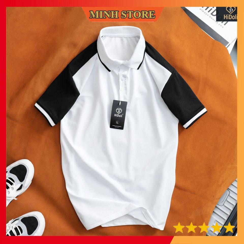 Áo Polo Nam Phối tay chất liệu cotton cao cấp, Áo thun nam có cổ Form đẹp cực chất AT09 - MINHSTORE66