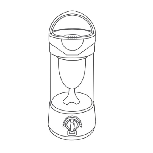 Đèn sạc tích điện chính hãng Roman phòng trường hợp khẩn cấp - Đèn thắp sáng liên tục 25 giờ ELE2014