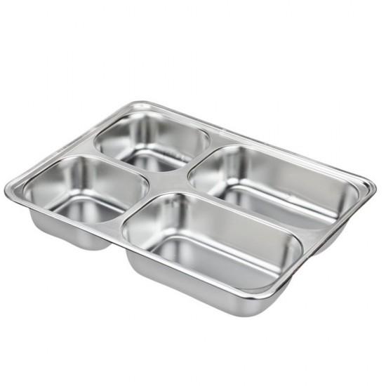 KHAY CƠM INOX 4 NGĂN HÀN QUỐC GIÁ RẺ