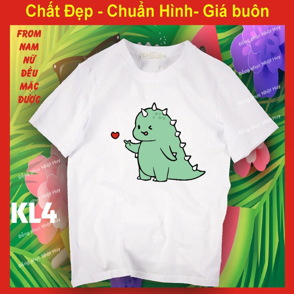 áo thun khủng long chibi 4 chất đẹp,bao đổi trả