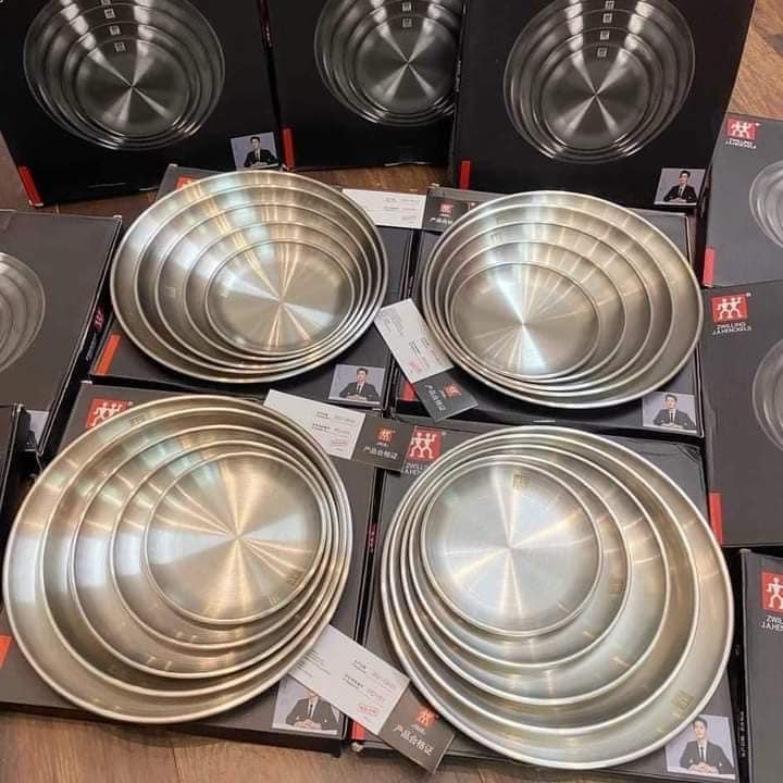 SET 5 ĐĨA INOX Zwilling SIÊU XINH