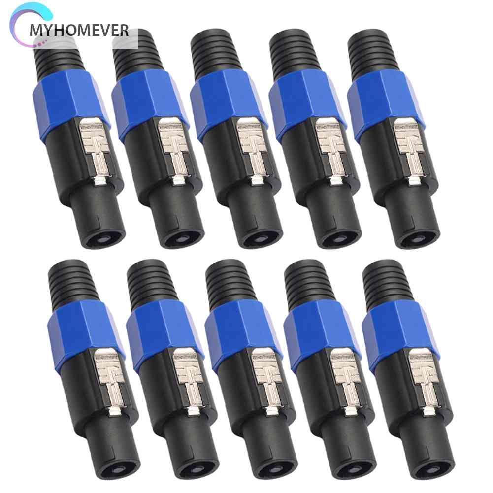 Set 10 Đầu Nối Dây Điện 4 Cực NL4FC 4Pin