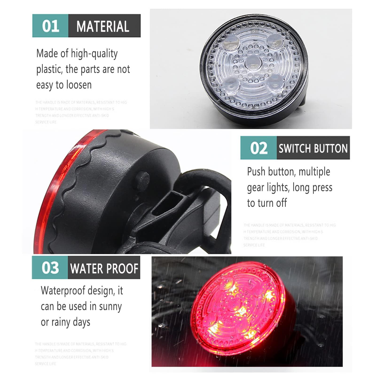 Đèn đèn LED Đèn chạy đèn LED Ánh sáng an toàn cho cuộc đua với 6 chế độ chiếu sáng ánh sáng nhấp nháy đèn vú Clip Stroboscope USB Refill Lamp