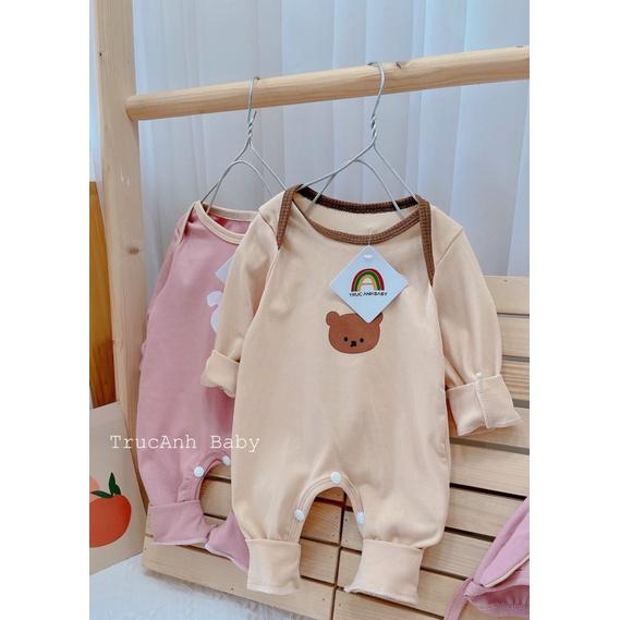 Set Body suit kèm mũ cho bé iu - BODY GẤU THỎ-Set 2,Size 5: 11-12kg