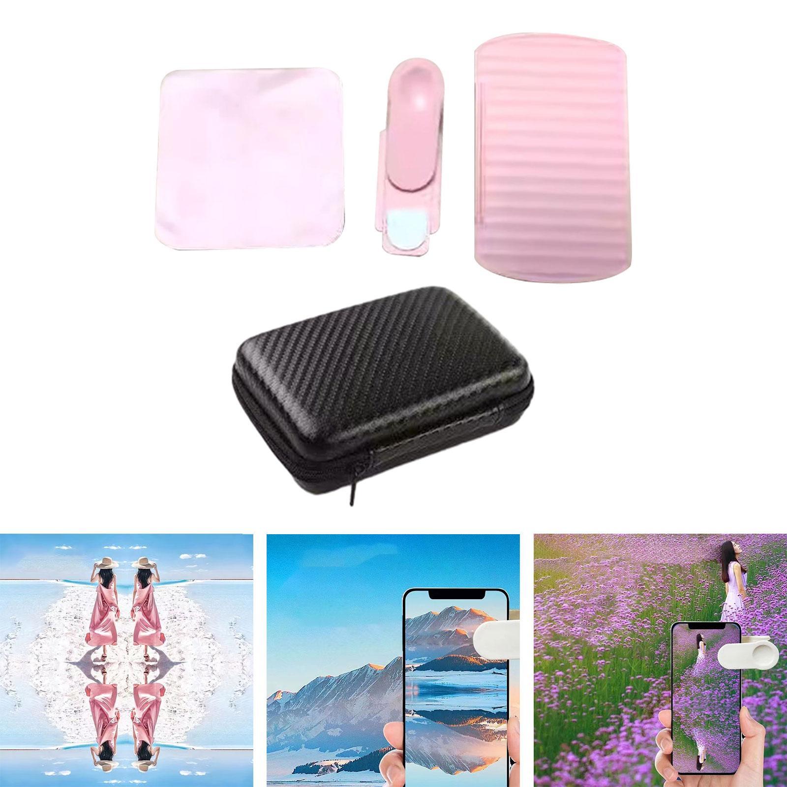 Phone Reflection Clip Universal Portable for Travel Cellphone Photography Mirror