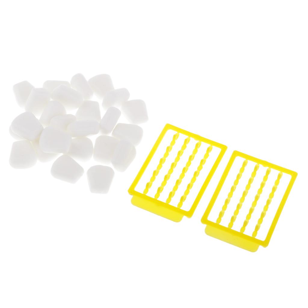 24pcs Floating Pop Up Corn Lures and 2pcs Boilie Stoppers for Carp Fishing