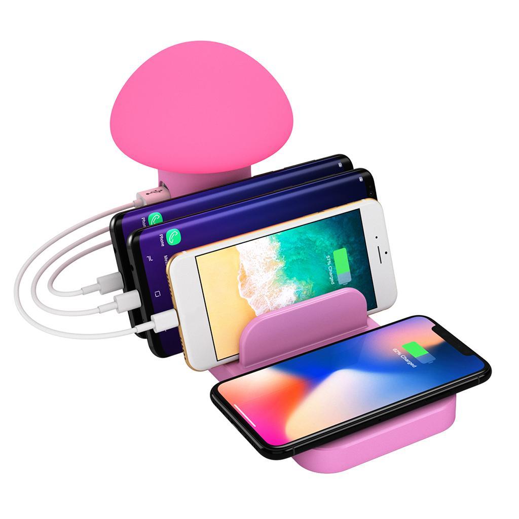 LED Light 3 Port USB Charging Charger Station Hub For /for UK