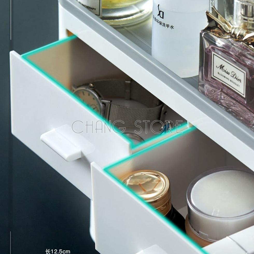 Bộ nhả kem đánh răng tự động cao cấp phân loại 2, 3, 4 cốc, Kệ để đồ nhà tắm hút chân không chắc chắn
