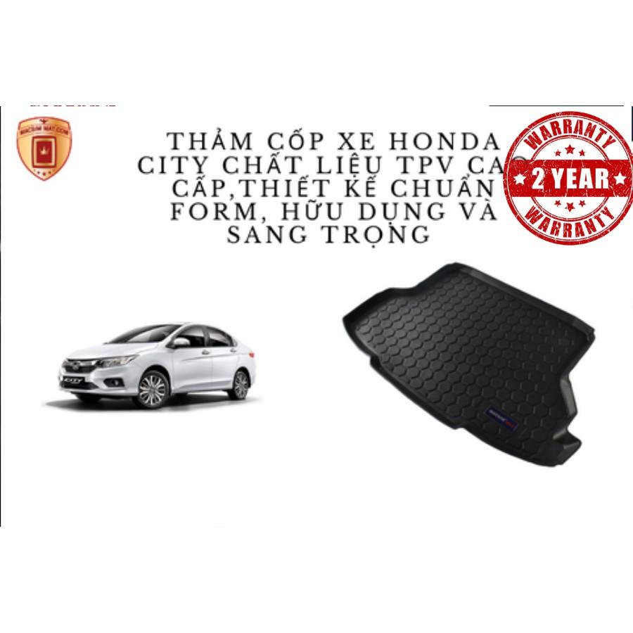 Thảm lót cốp Honda City 2015+ chất liệu TPV cao cấp thương hiệu Macsim