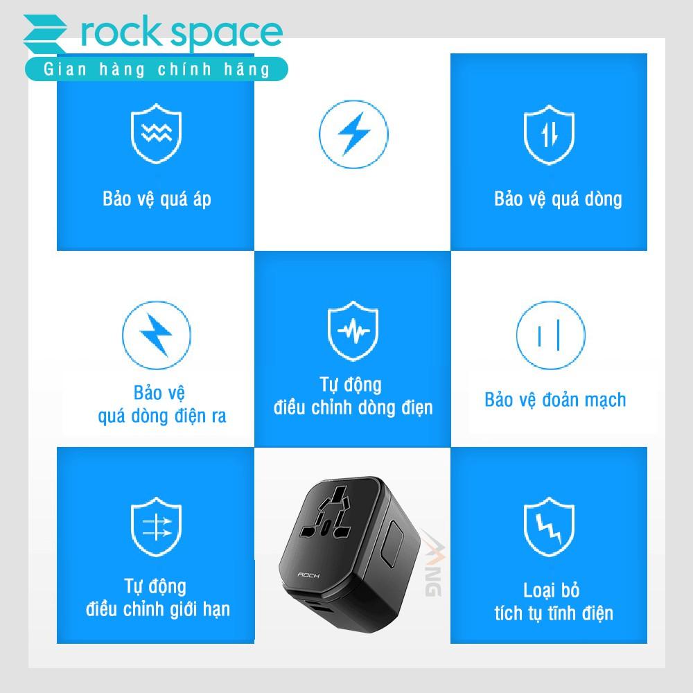 Củ sạc đa chức năng Rockspace T20 sạc nhanh chuẩn PD dành cho iPhone, sạc nhanh dành cho Samsung - Hàng chính hãng