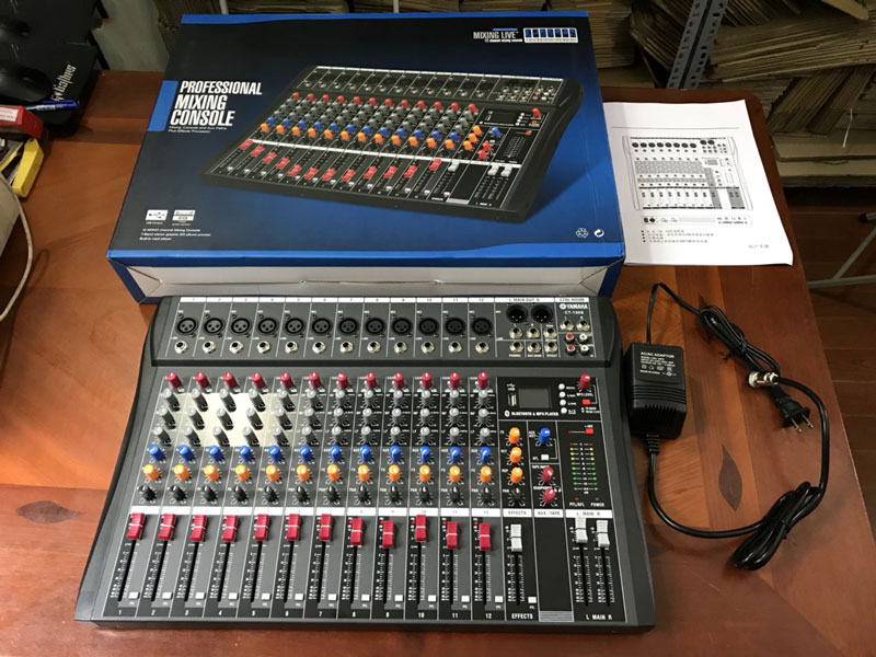 Mixer Yamaha Bluetooth 12 line CT-120S-Hàng Nhập Khẩu.