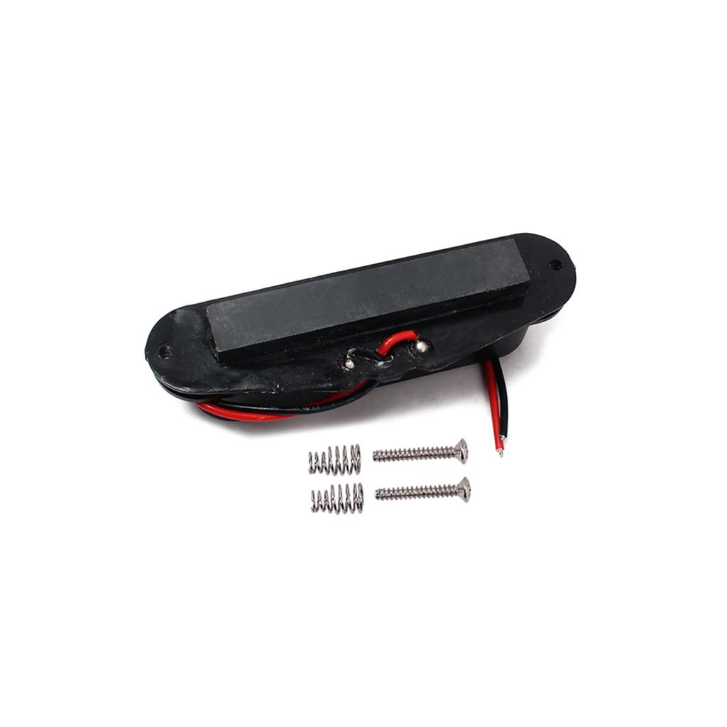 Cao Cấp Đàn Guitar Điện Bán Tải Humbucker Đơn Cuộn Dây Thu Kín, Đen