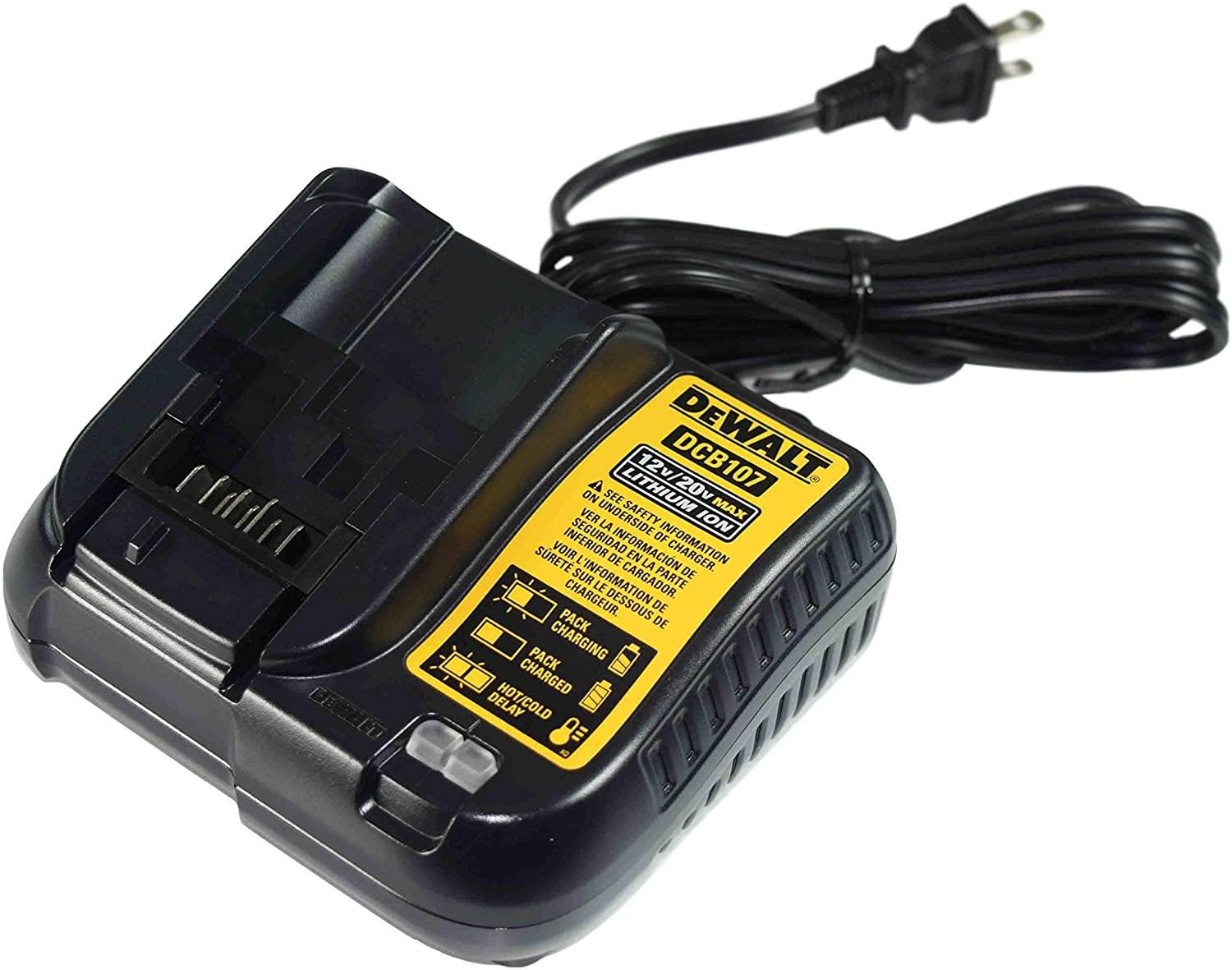 BỘ SẠC PIN 10.8-18V DEWALT DCB107-B1- HÀNG CHÍNH HÃNG