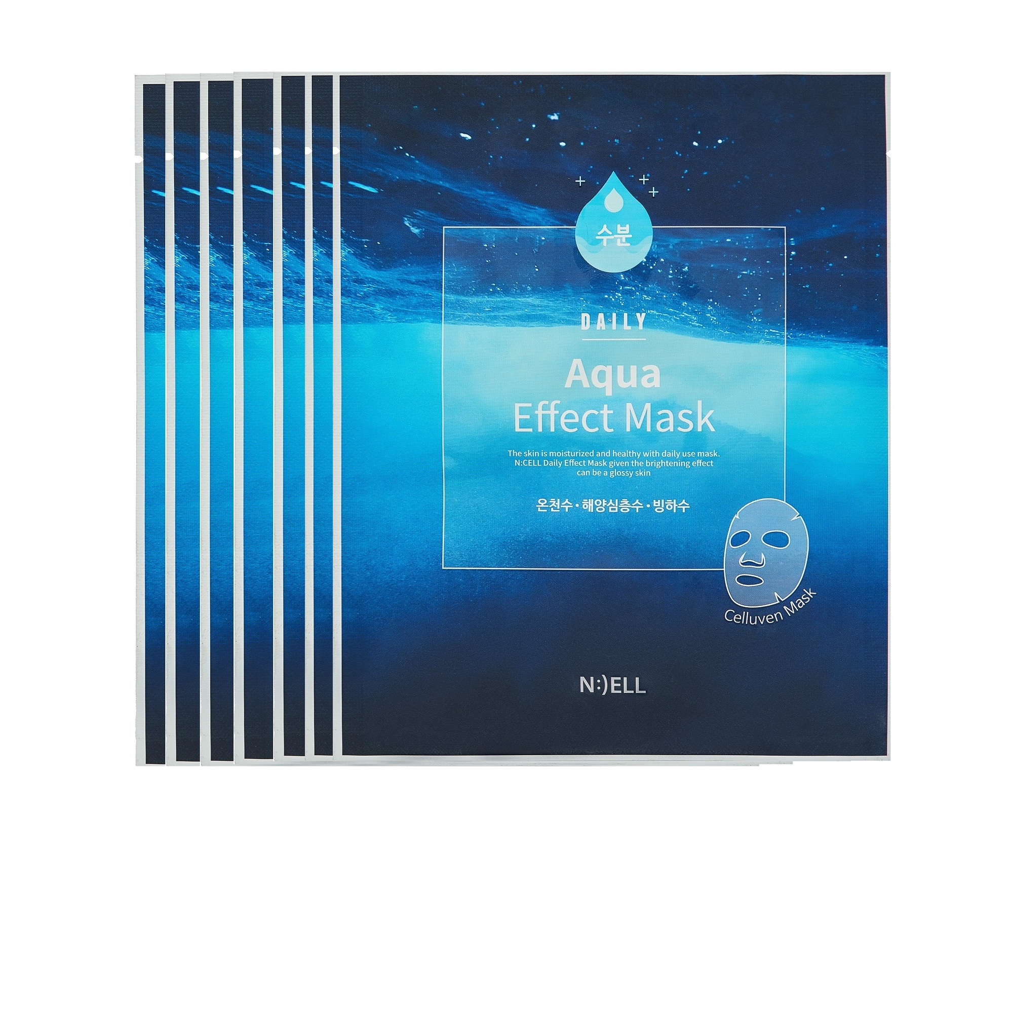 Combo 07 Mặt Nạ N:CELL Daily Aqua Effect Mask 25g