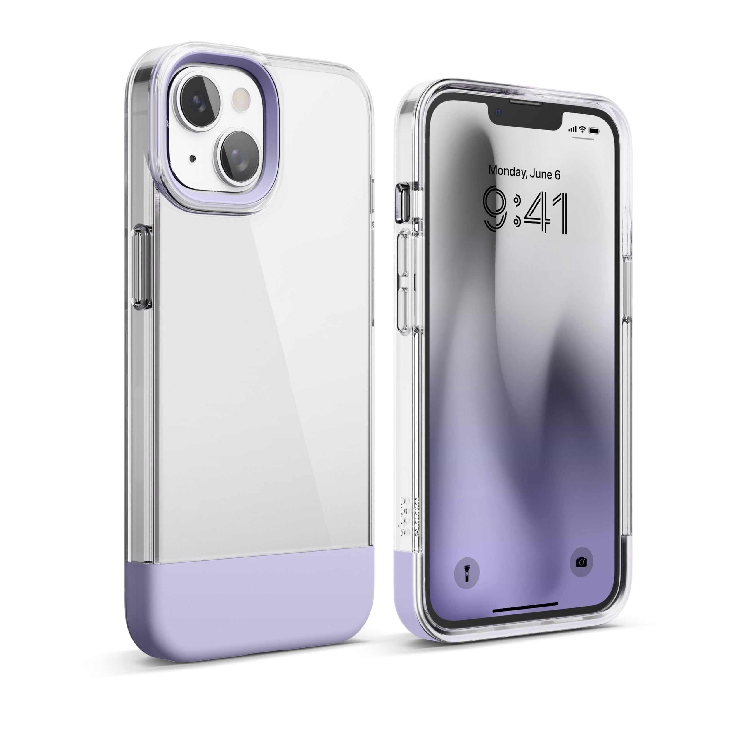Ốp Lưng Elago Glide Case Viền Camera Dành Cho Iphone 14 14 Plus 14 Pro 14 Promax Chống Sốc Chuẩn Quân Đội - Hàng Chính Hãng - Purple - Iphone 14 Promax